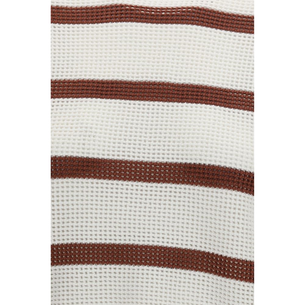 Brunello Cucinelli Brown Cotton Sweatshirt