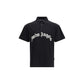Palm Angels Black Cotton Polo Shirt