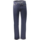 Calvin Klein Blue Cotton Men's Jean Crafted for Elegance and Comfort