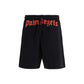 Palm Angels Black Cotton Bermuda Shorts