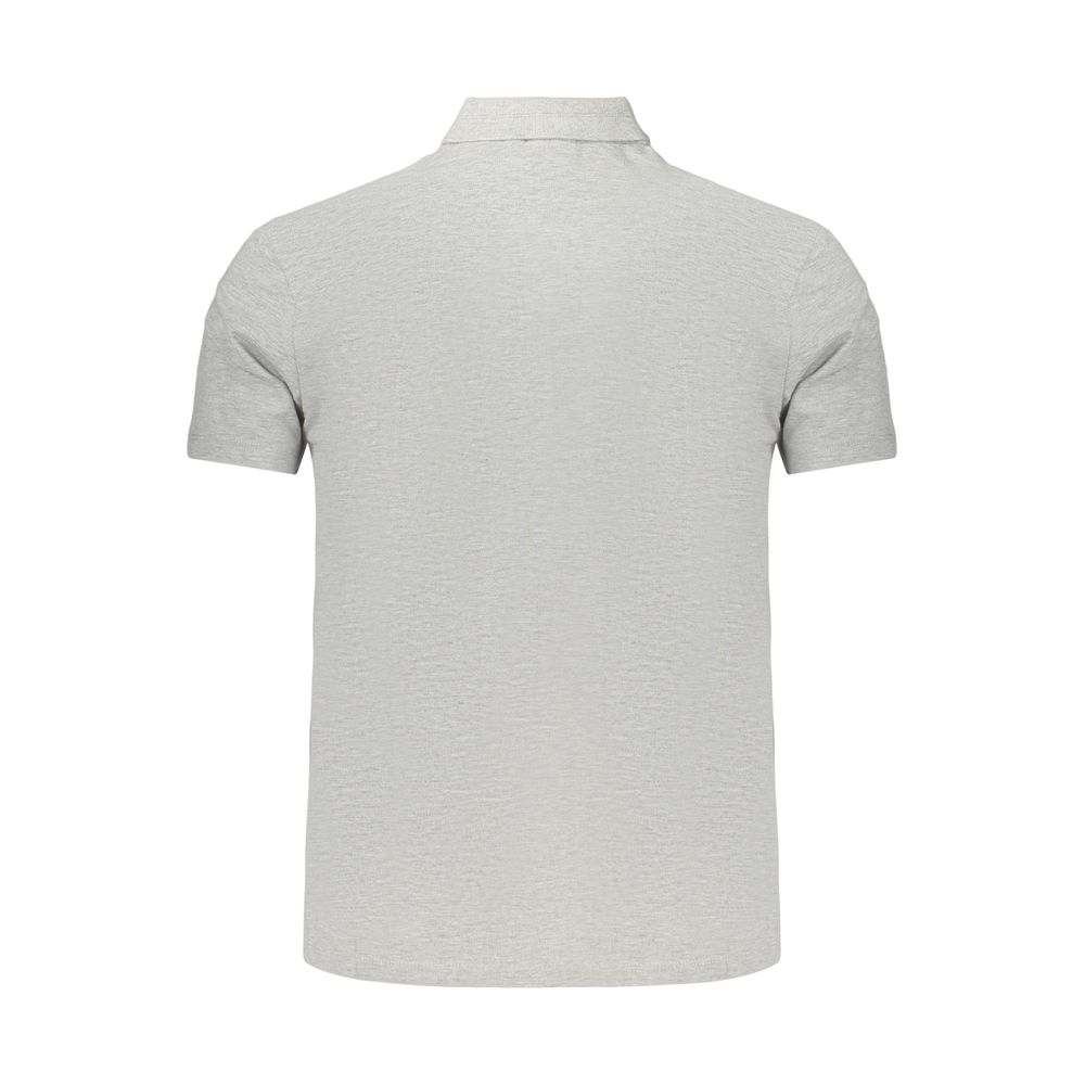 Napapijri Gray Cotton Polo Shirt
