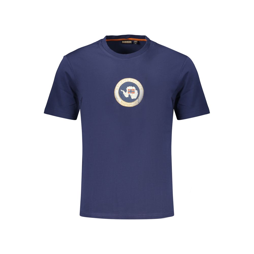 Napapijri Blue Cotton Men's T-Shirt