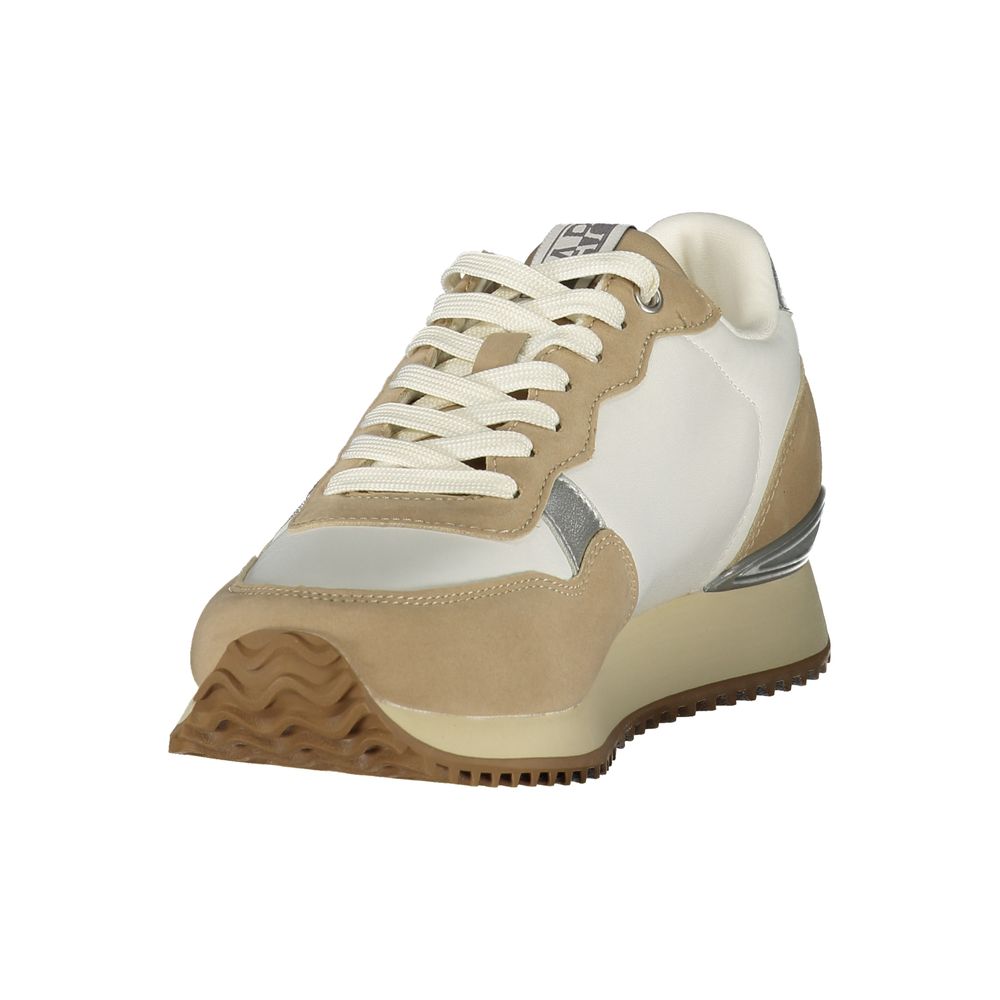 Napapijri Blue Polyester Athletic Sneakers