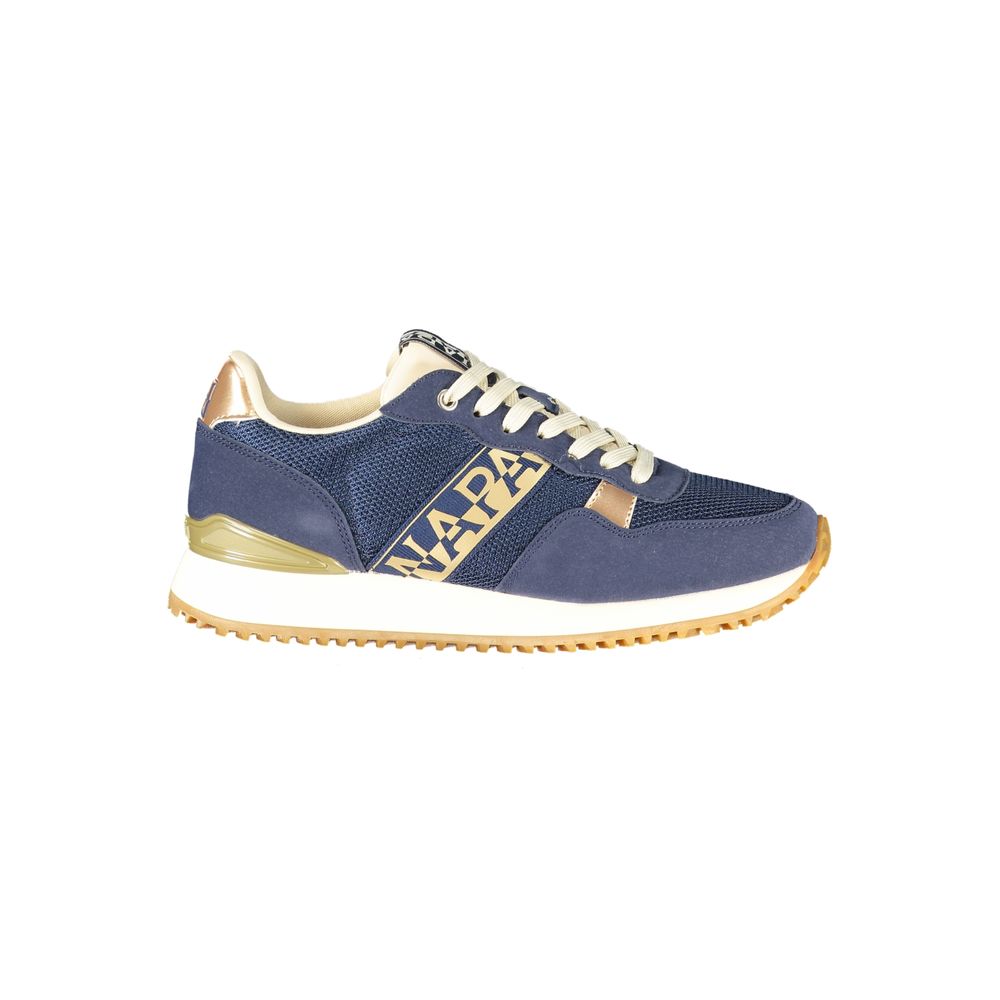 Napapijri Blue Polyester Athletic Sneakers