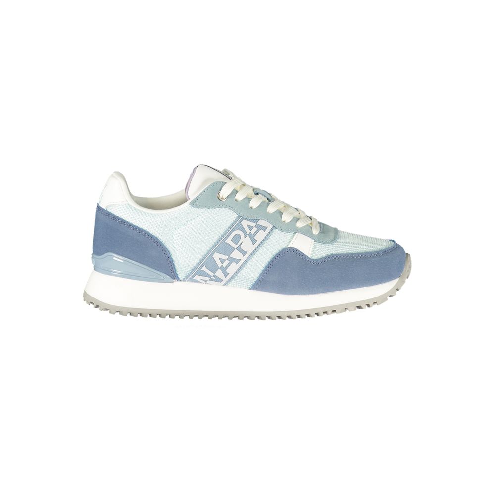 Napapijri Blue Polyester Athletic Sneakers