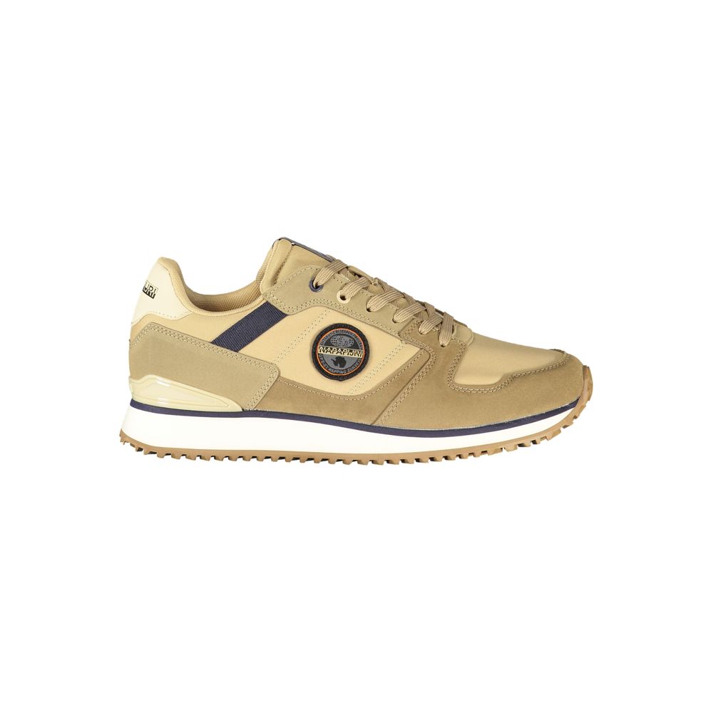 Napapijri Brown Polyester Athletic Sneakers