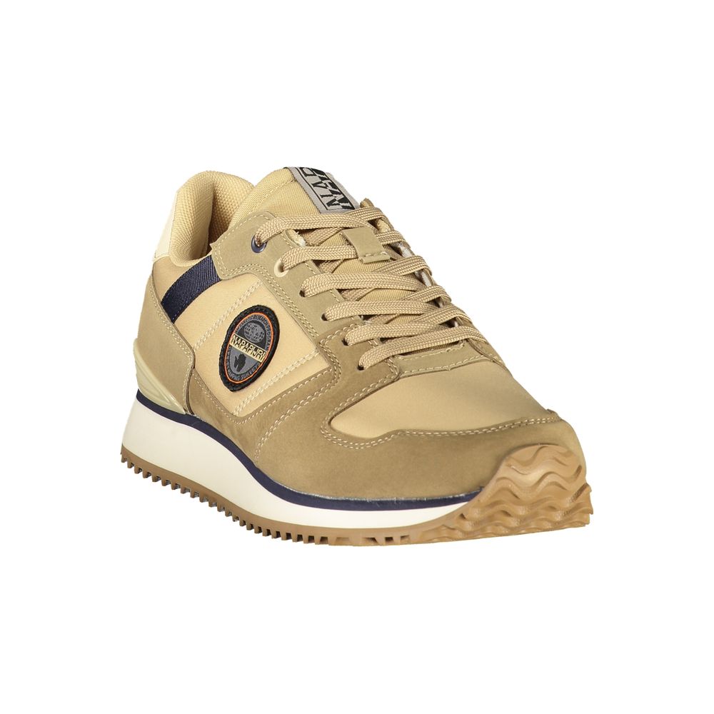 Napapijri Brown Polyester Athletic Sneakers