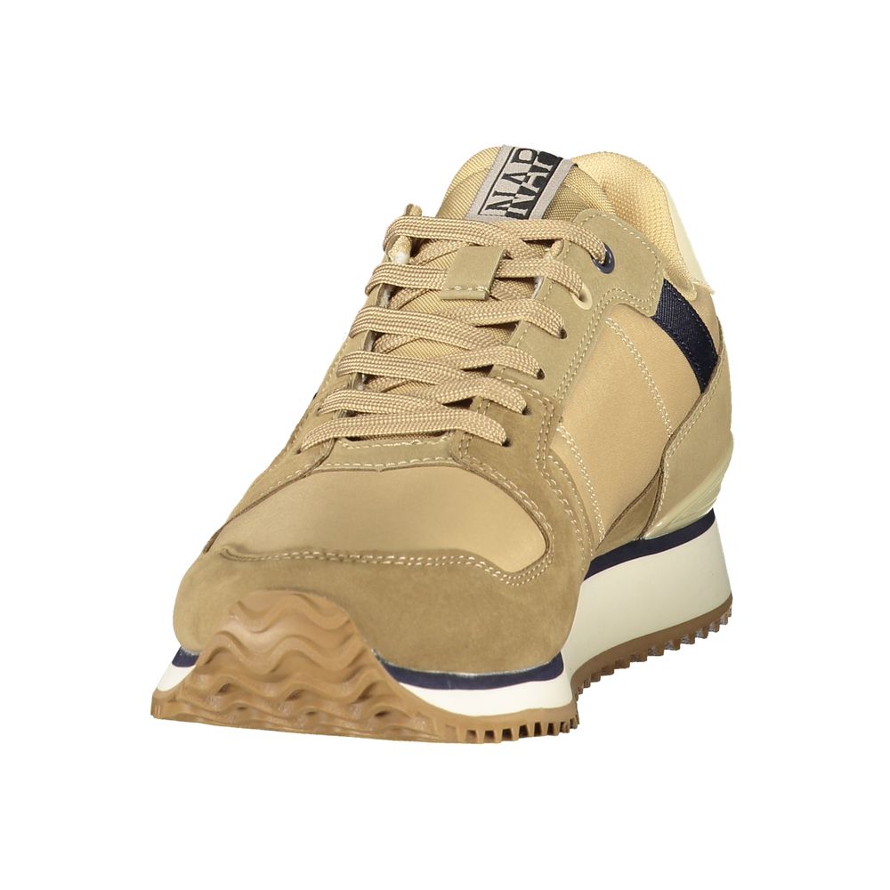 Napapijri Brown Polyester Athletic Sneakers