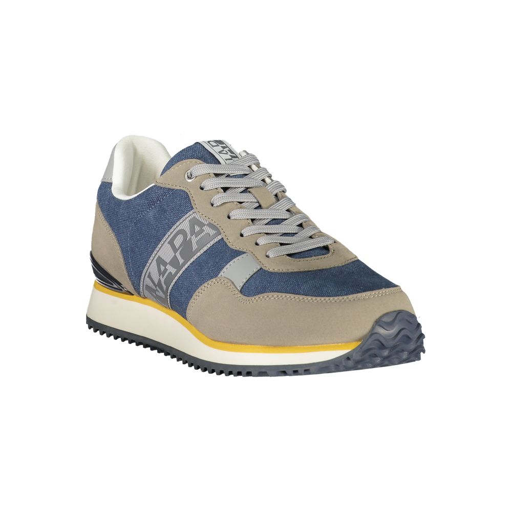 Napapijri Blue Polyester Athletic Sneakers
