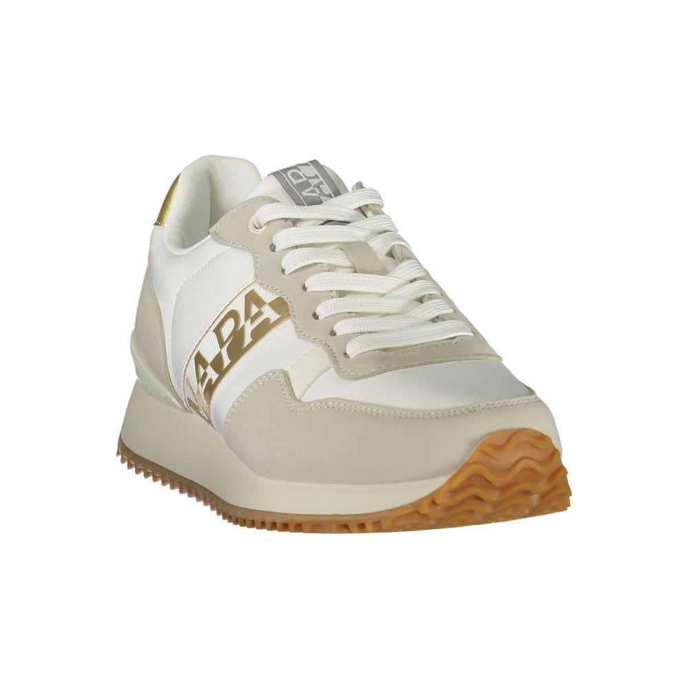 Napapijri Blue Polyester Athletic Sneakers