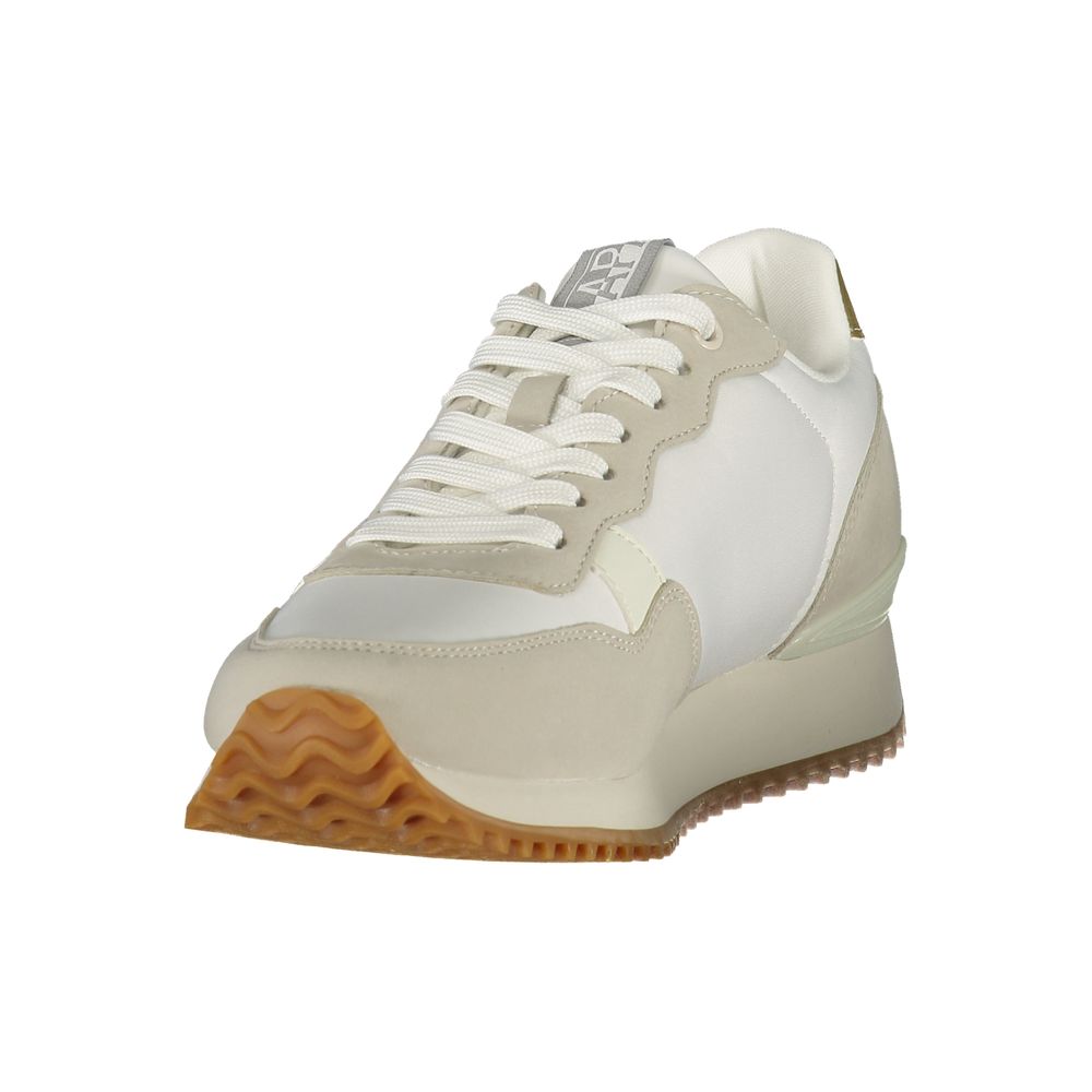 Napapijri Blue Polyester Athletic Sneakers