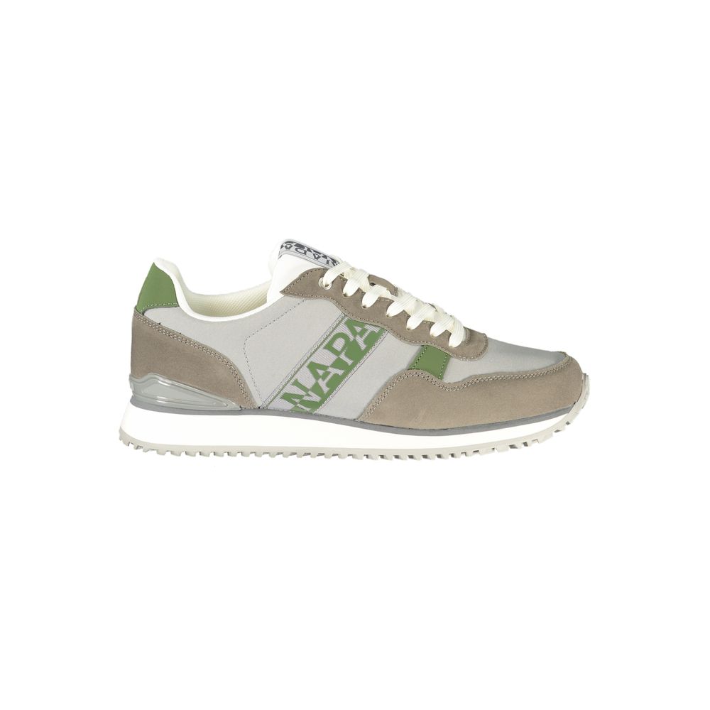 Napapijri Gray Polyester Athletic Sneakers