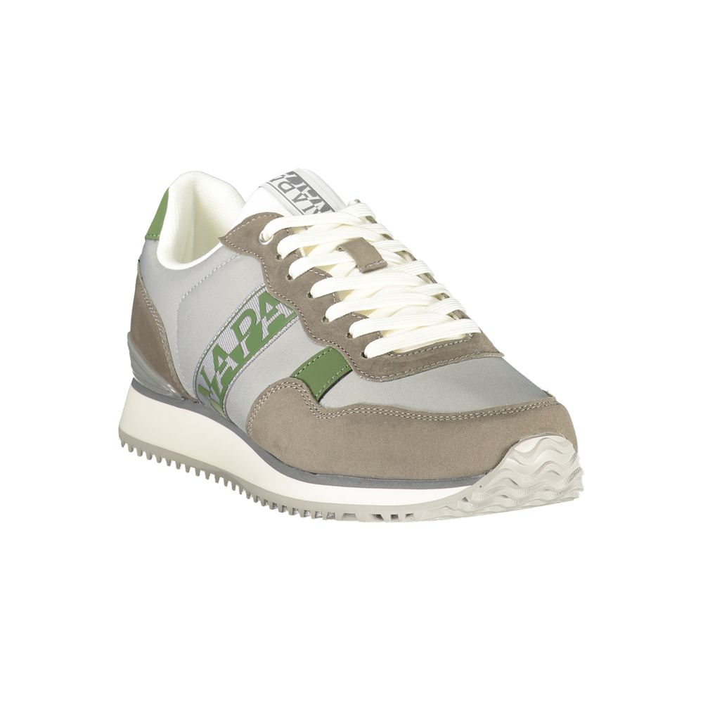 Napapijri Gray Polyester Athletic Sneakers