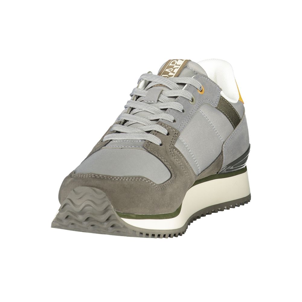 Napapijri Gray Polyester Men's Sneaker