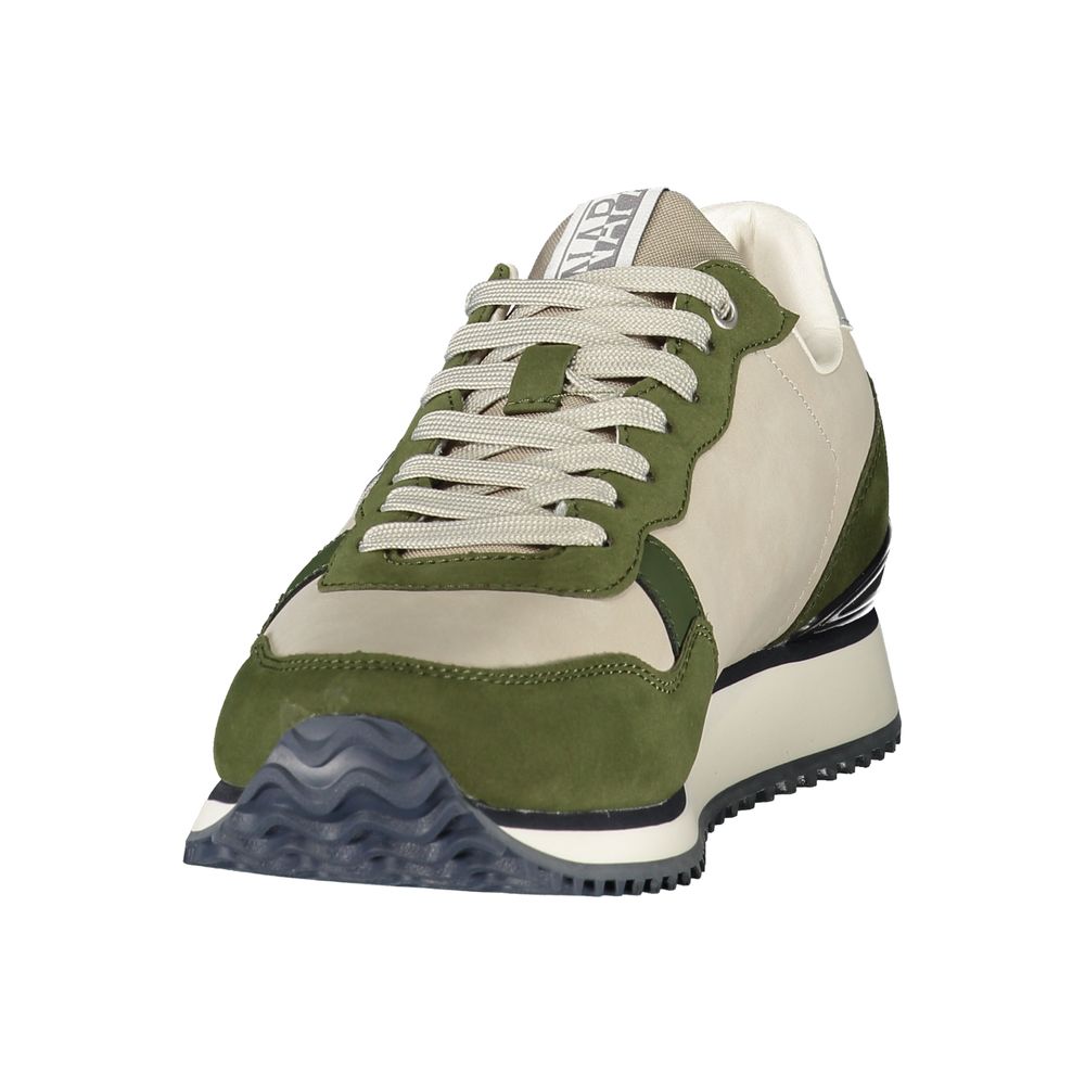 Napapijri Green Polyester Athletic Sneakers