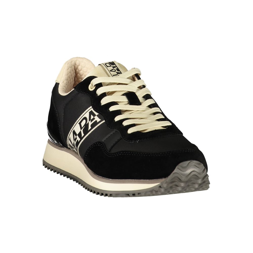 Napapijri Black Polyester Athletic Sneakers