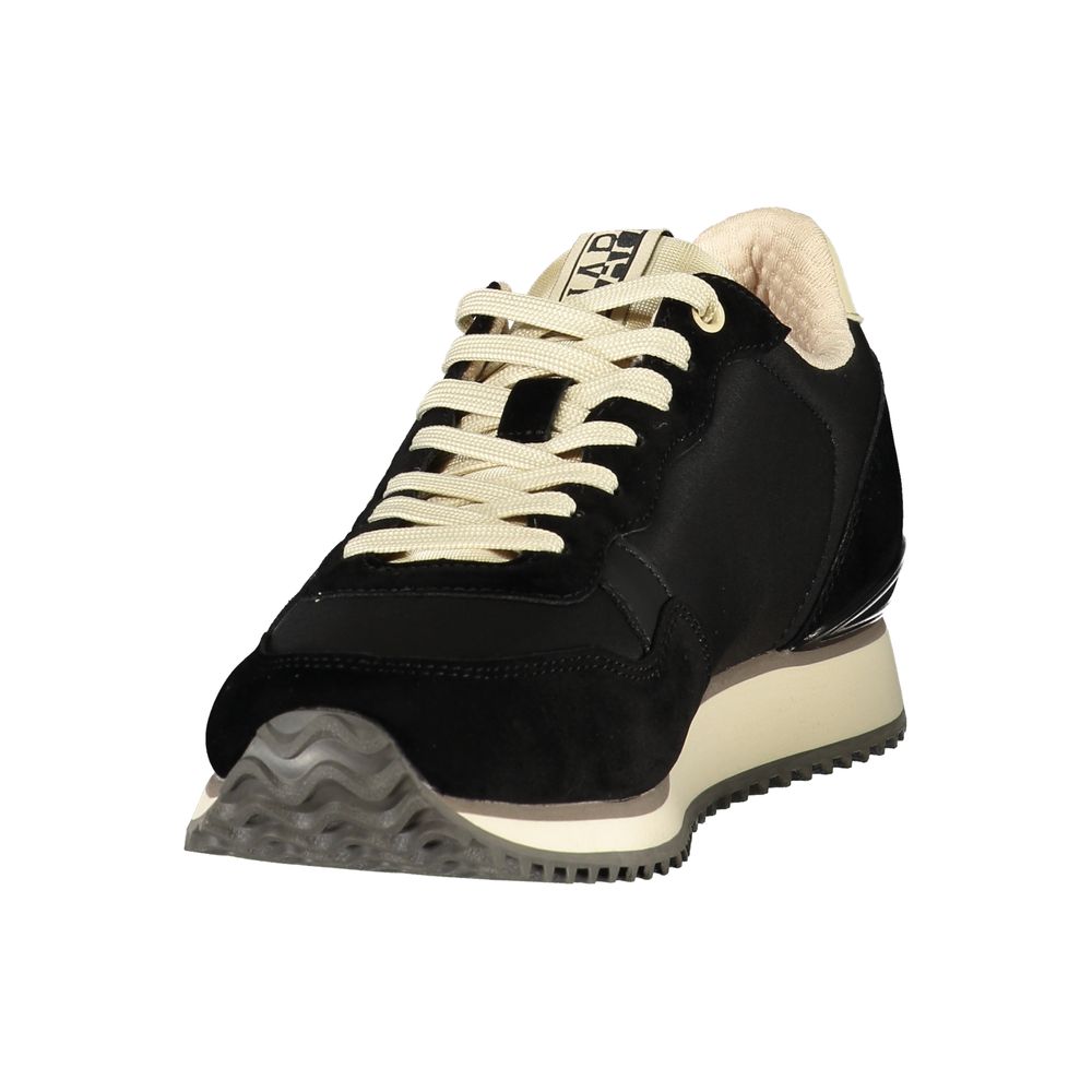 Napapijri Black Polyester Athletic Sneakers