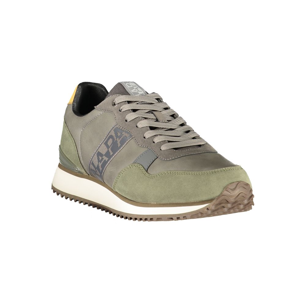 Napapijri Grey Polyester Men's Sneaker