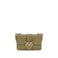 PINKO Bicolor Calf Leather Bos Taurus Shoulder Bag