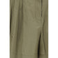 Max Mara Bicolor Cotton Bermuda Shorts