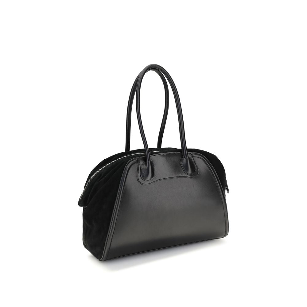 Vivienne Westwood Black Calf Leather Bos Taurus Shoulder Bag