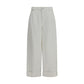 Brunello Cucinelli White Cotton Casual Pants