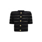 Balmain Black Viscose Cardigan