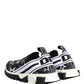 Dolce & Gabbana Black Stars Logo SORRENTO Sneakers Shoes