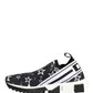 Dolce & Gabbana Black Stars Logo SORRENTO Sneakers Shoes
