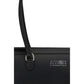MM6 Black Calf Leather Bos Taurus Shoulder Bag