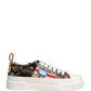 Dolce & Gabbana Multicolor Patchwork Low Top Sneakers Shoes