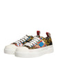 Dolce & Gabbana Multicolor Patchwork Low Top Sneakers Shoes