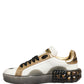 Dolce & Gabbana Multicolor Crystal StuddedLOVE Sneakers Shoes