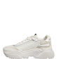 Dolce & Gabbana White Leather Daymaster Low Top Sneakers Shoes