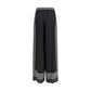Ermanno Scervino Black Silk Casual Pants