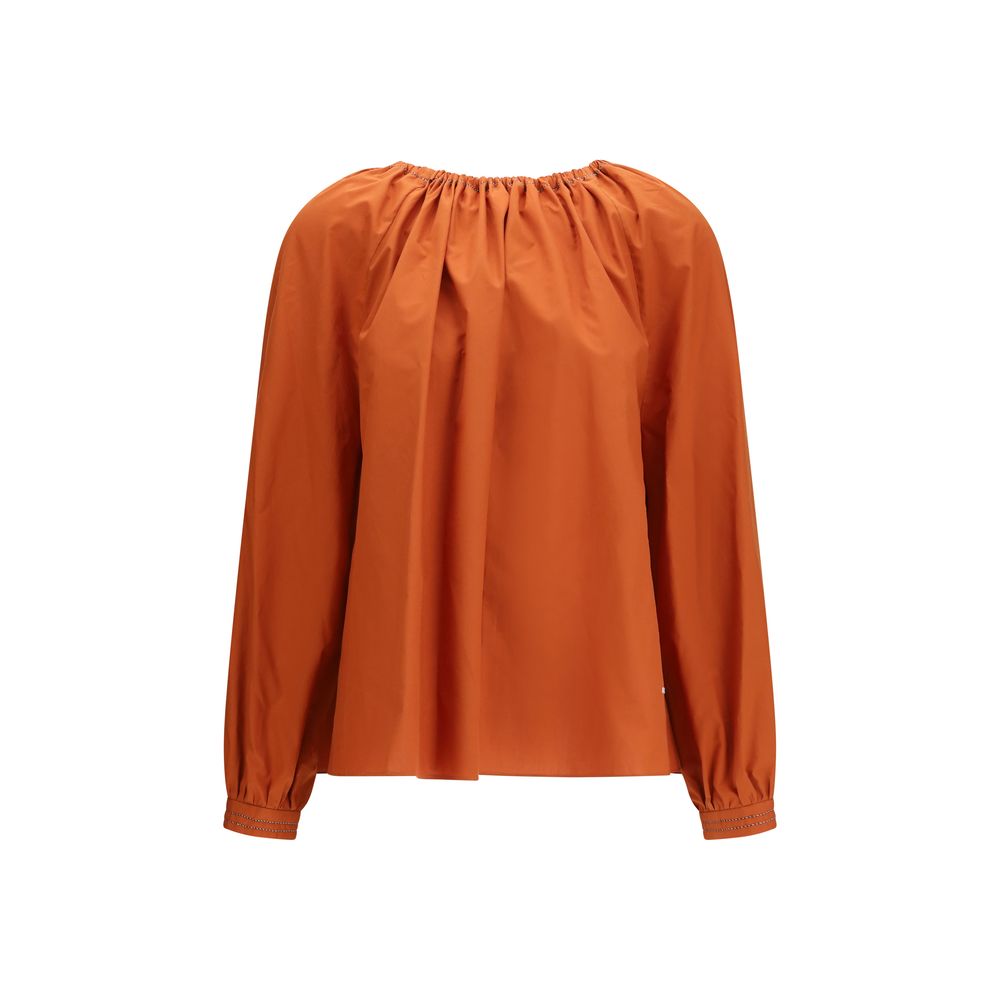 Marni Orange Cotton Polo Shirt