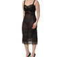 Dolce & Gabbana Black Silk Lace Slip Lingerie Chemise Sleepwear