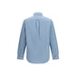 Maison Kitsuné Blue Cotton Shirt