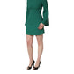 Dolce & Gabbana Green Viscose Long Sleeves A-line Mini Dress
