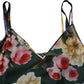 Dolce & Gabbana Multicolor Floral Print Sleeveless Mini Dress