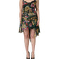 Dolce & Gabbana Multicolor Floral Print Sleeveless Mini Dress