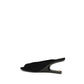 Balmain Black Goatskin Mules