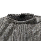 Dolce & Gabbana Silver Rhinestones Long Sleeves Bodysuit Mini Dress