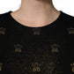 Dolce & Gabbana Black DG Crown Short-Sleeve Sheath Dress
