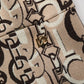 Dolce & Gabbana Brown DG Logo Chain Short-Sleeve Sheath Dress