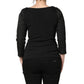 Dolce & Gabbana Black Button Fastening Lace Trimmed Blazer Jacket