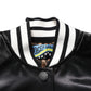 Dolce & Gabbana Black Satin Floral Embroidery Bomber Jacket