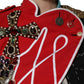 Dolce & Gabbana Multicolor Asymmetrical Ornate Jewel Cropped Jacket