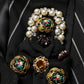 Dolce & Gabbana Black Stripe Double-Breasted Blazer Jacket