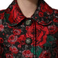 Dolce & Gabbana Multicolor Floral Brocade ButtonBlazer Jacket